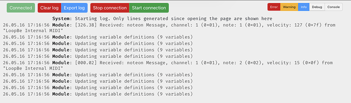 Companion - Log Example